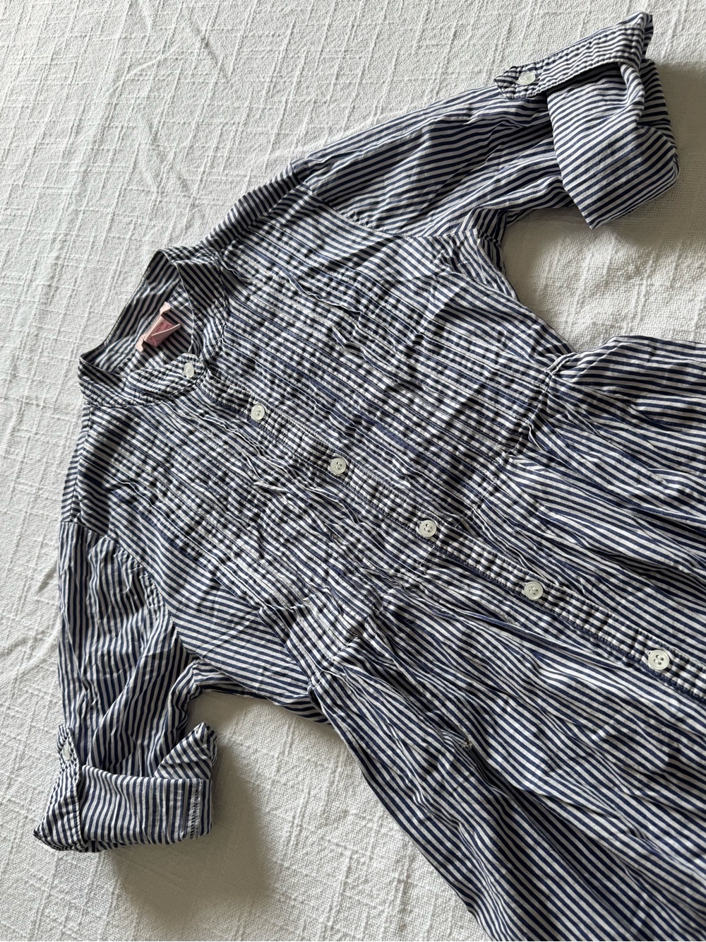 Fire Los Angeles Navy and White Striped Shirt